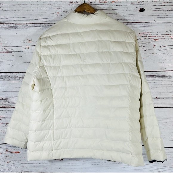 Lands End Reversible Down Packable Puffer Jacket Size 1X (16W - 18W) Warm Pocket - Picture 5 of 10